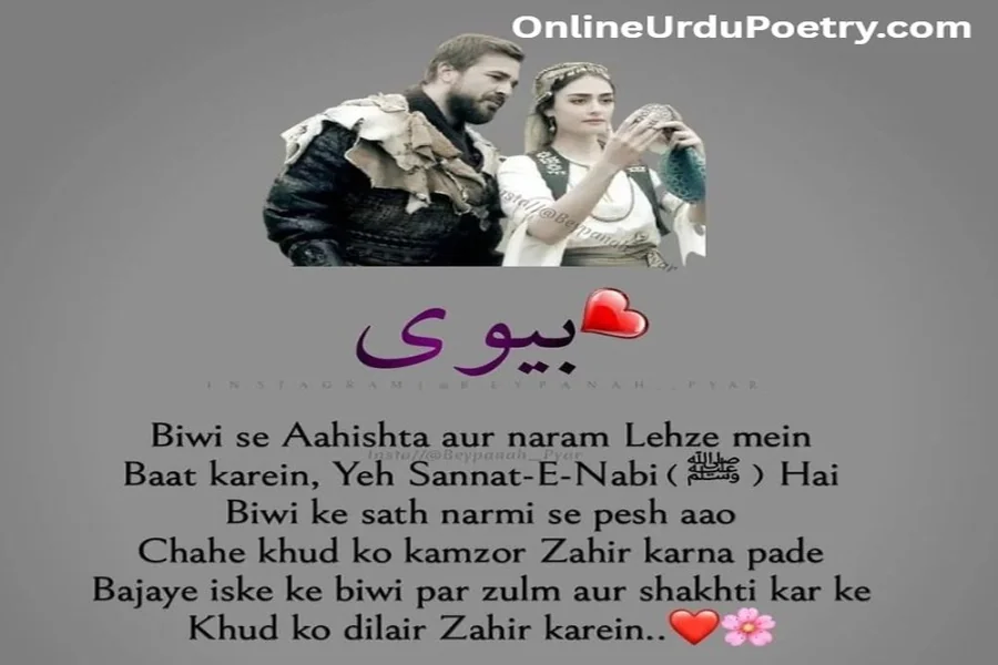 Husband Wife Shayari In Urdu Text Copy And Paste