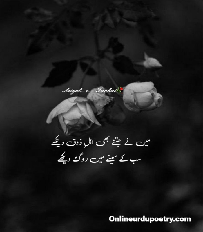 Sad Poetry In Urdu 2 Lines Deep
