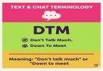 DTM Meaning in Text