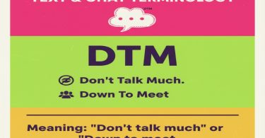 DTM Meaning in Text