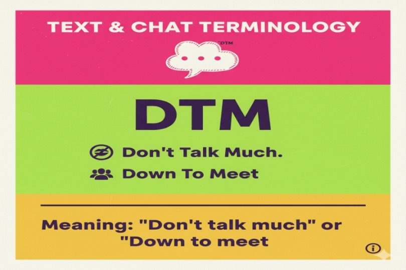 DTM Meaning in Text