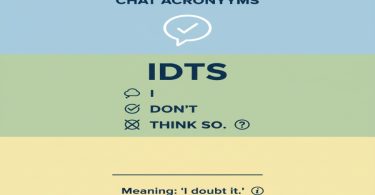 IDTS Full Form in Chat