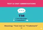 TM Meaning in Text