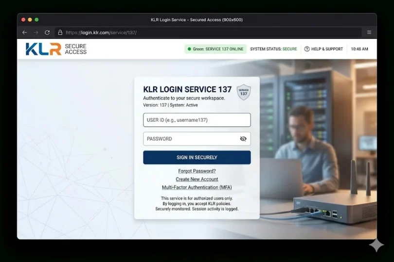 KLR Login Service 137